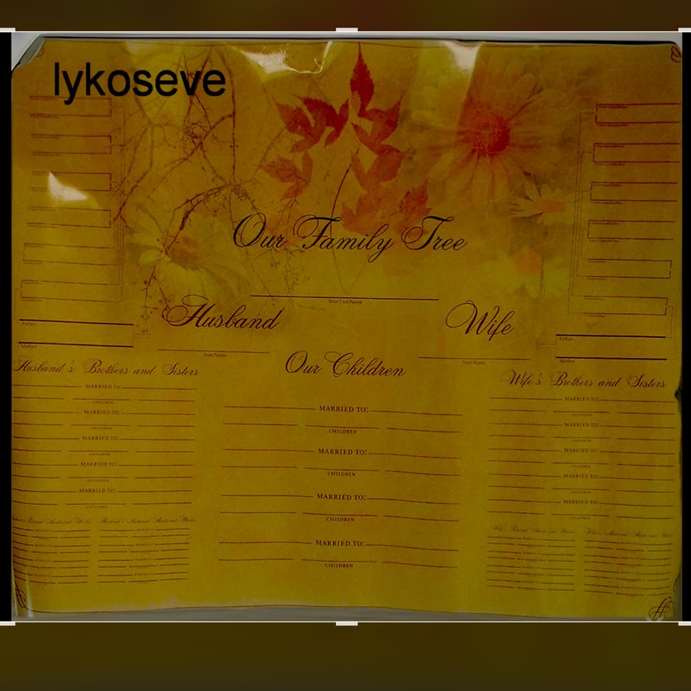 Family Tree Chart family tree poster new  great way to show your family were the